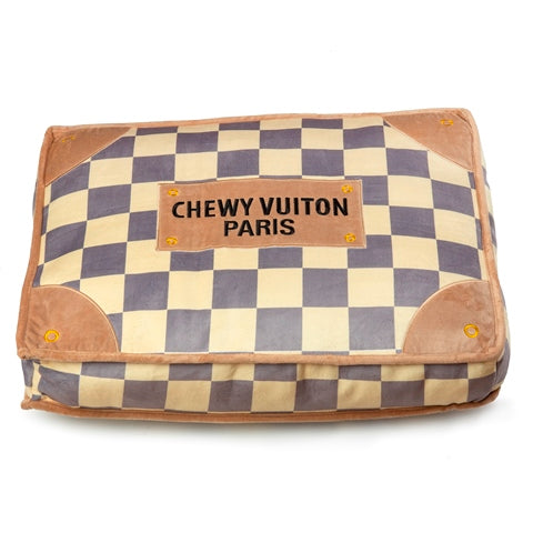 Checker Chewy Vuiton Bed, Cat Bed, Puppy Bed