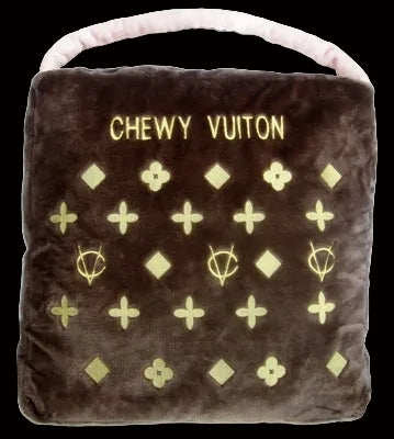 Brown Chewy Vuiton Dog Bed, Brown Chewy Vuiton Cat Bed