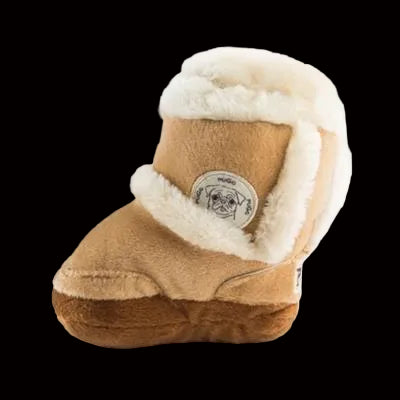 Puggs Boot Plush Dog Chew Toy