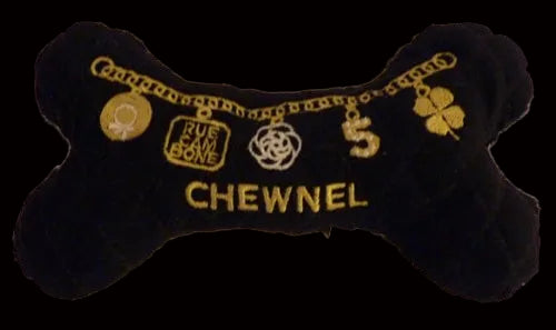 Chewnel Bone Little Black Dress Dog Toy