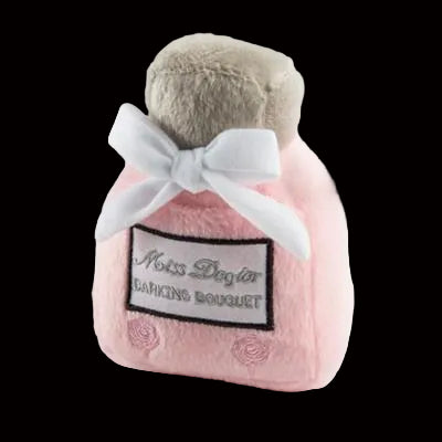 Miss Dogior Perfume Bottle Plush Dog Chew Toy