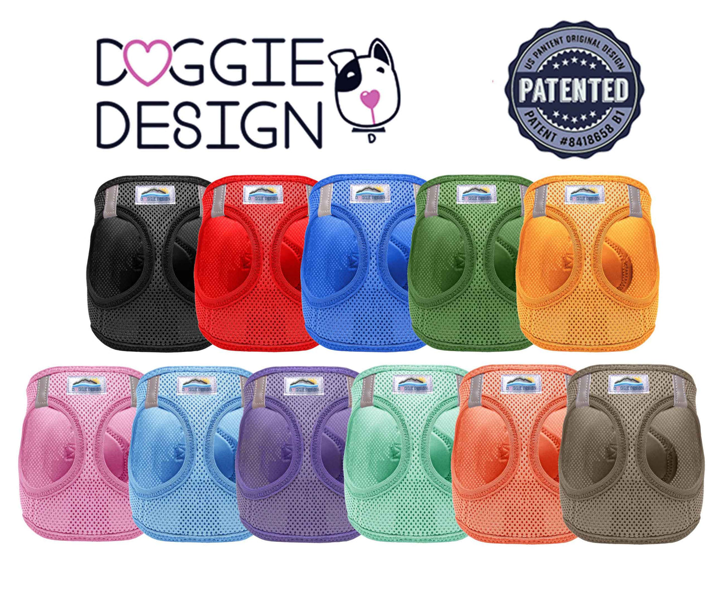 American River Dog Harness - Solid Colors