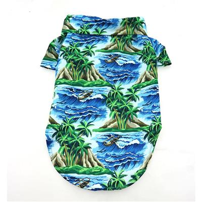 Hawaiian Camp Dog Shirt - Island Life
