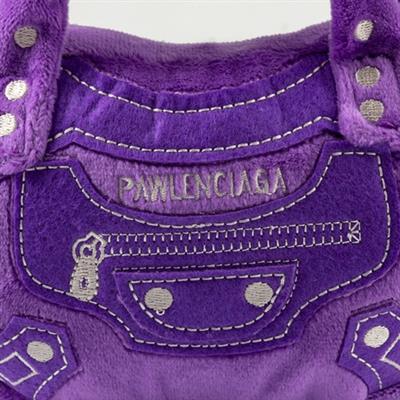 Pawlenciaga Bag Plush Dog Toy