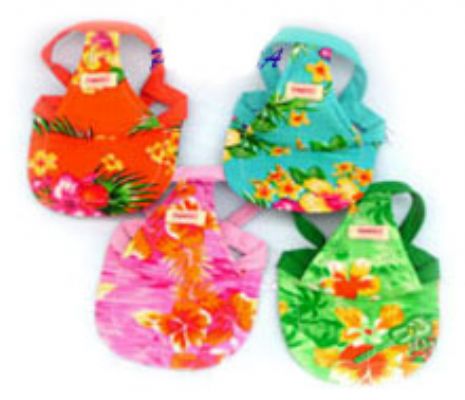 Aloha Hawaiian Dog Cap, Draw String Closure, Summer Wear, Pool Party