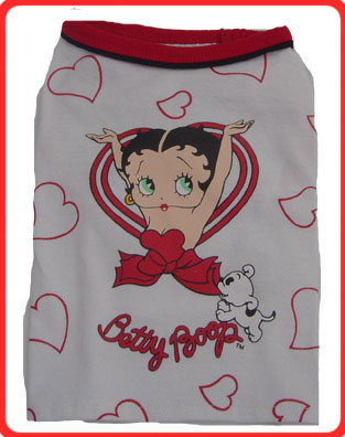 Betty Boop Allover Hearts Tee
